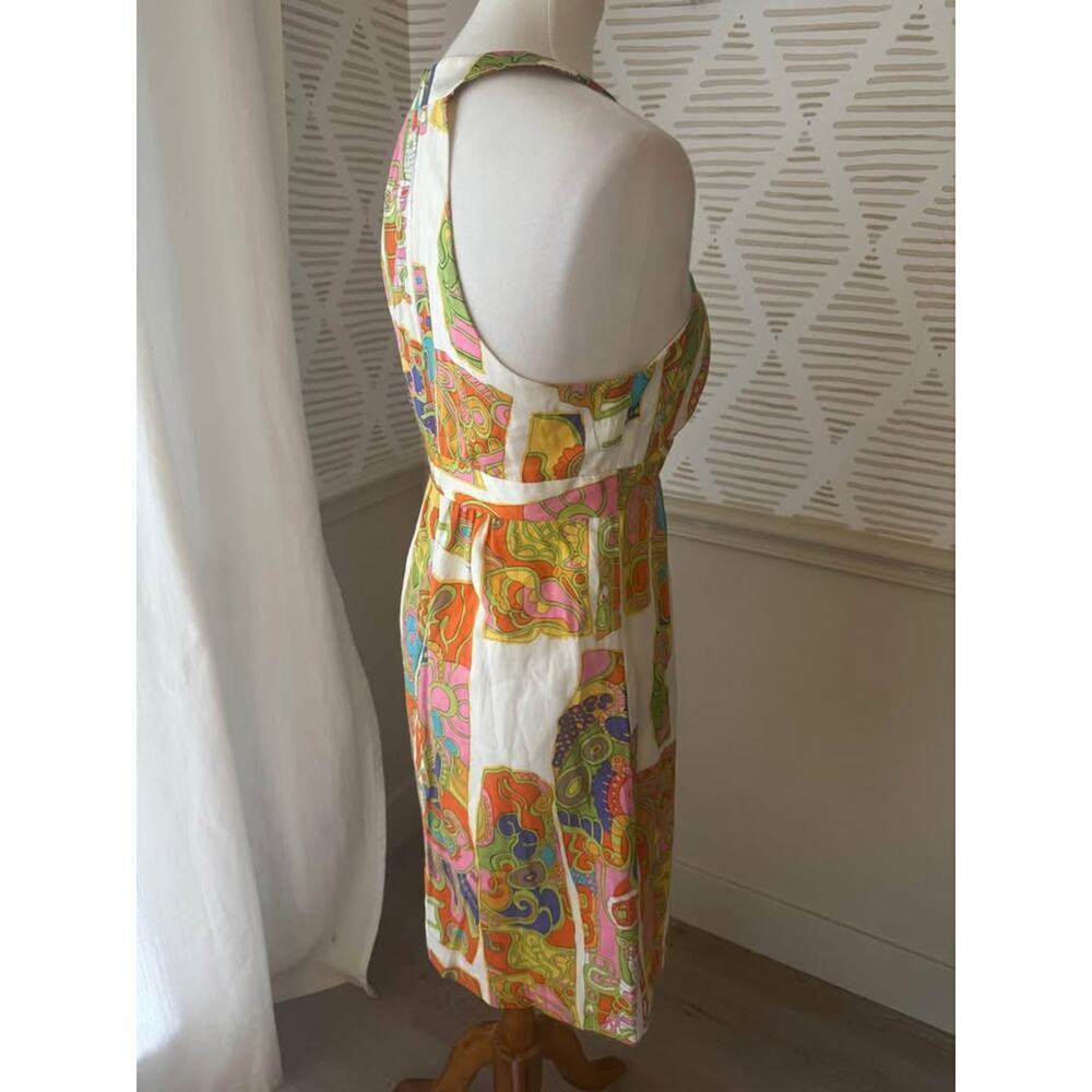 Trina Turk Women’s Size 4 Small Trina Silk Halter Neck Dress - Picture 8 of 10